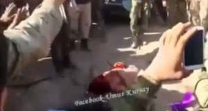 فيديو: الميليشيات الشيعية تقتل أحد السنة بطريقة بشعة بإشراف رجل معمم وسط صيحات “لبيك يا حسين”