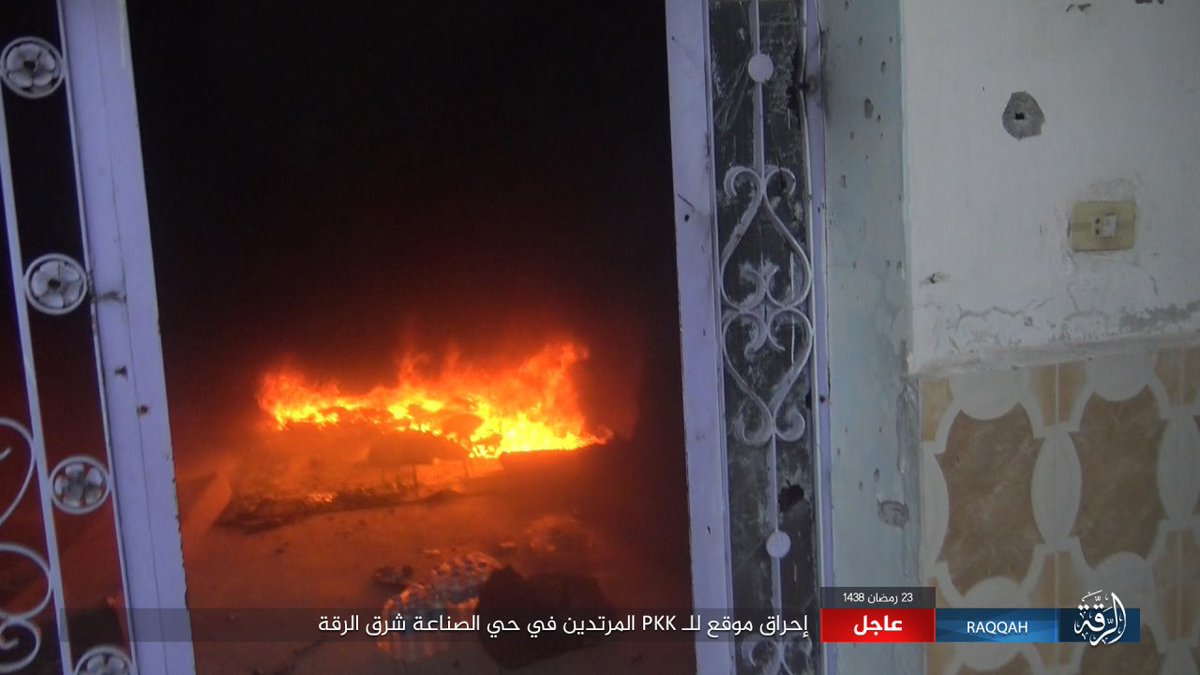 #الموصل والرقة ومناطق سورية وعراقية أخرى تلتهب على الجيش الشيعي والنصيري والمليشيات العميلة لأمريكا